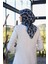 Boheme Collection Soft Eşarp Ekru Siyah 1175-03 4