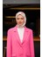 Harmony Collection Soft Eşarp Krem Koyu Pembe 1177-10 1