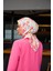 Harmony Collection Soft Eşarp Krem Koyu Pembe 1177-10 4