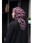 Harmony Collection Soft Eşarp Siyah Kırmızı 1178-11 3