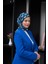 Harmony Collection Soft Eşarp Lacivert Koyu Yeşil 1178-15 1