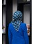 Harmony Collection Soft Eşarp Lacivert Koyu Yeşil 1178-15 4