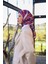 Poncy Desen Soft Eşarp Mor 1169-11 2