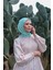 Evoline Desen Soft Eşarp Baby Blue 1168-10 1