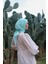 Evoline Desen Soft Eşarp Baby Blue 1168-10 3