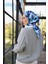 Triano Desen Soft Eşarp Lacivert Siyah 1171-02 2