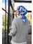 Triano Desen Soft Eşarp Lacivert Siyah 1171-02 3
