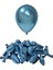 12 Inç Krom Mavi Balon 10 Adet 1