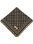 Twill Ipek Eşarp - Özel Seri - Kahve Gold 3