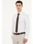 Erkek Beyaz Slim Fit Uzun Kollu Basic Gömlek 50285562-VR013 3