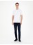 Erkek Beyaz Slim Fit Basic Tişört 50280754-VR013 4