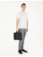 Erkek Beyaz Slim Fit Tişört 50284319-VR013 4