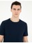 Erkek Lacivert Slim Fit Tişört 50284319-VR033 2