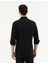 Erkek Siyah Slim Fit Uzun Kollu Gömlek 50283343-VR046 5