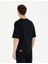Erkek Siyah Regular Fit Bisiklet Yaka Tişört 50264572-VR046 5