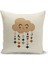 Çocuk Bebek Serisi Çift Tarafı Dijital Baskılı Kırlent Kılıfı (Kids Children Cushion Cover) 1