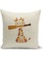 Çocuk Bebek Serisi Çift Tarafı Dijital Baskılı Kırlent Kılıfı (Kids Children Cushion Cover) 1