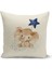 Çocuk Bebek Serisi Çift Tarafı Dijital Baskılı Kırlent Kılıfı (Kids Children Cushion Cover) 1
