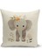Çocuk Bebek Serisi Çift Tarafı Dijital Baskılı Kırlent Kılıfı (Kids Children Cushion Cover) 1