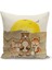 Çocuk Bebek Serisi Çift Tarafı Dijital Baskılı Kırlent Kılıfı (Kids Children Cushion Cover) 1