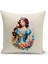 Çocuk Bebek Serisi Çift Tarafı Dijital Baskılı Kırlent Kılıfı (Kids Children Cushion Cover) 1