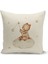 Çocuk Bebek Serisi Çift Tarafı Dijital Baskılı Kırlent Kılıfı (Kids Children Cushion Cover) 1