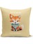 Çocuk Bebek Serisi Çift Tarafı Dijital Baskılı Kırlent Kılıfı (Kids Children Cushion Cover) 1