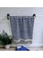 Filda Store Bubble Desen Premium Kalite Ultra Yumuşak Çabuk Kuruyan El&yüz HAVLUSU,50X95 cm %100 Organik Pamuk Mavi-Ekru 2