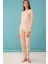 Sarı Uzun Kol Yazlık Kadın Pijama Takım 1033 1
