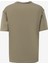 Haki Erkek Bisiklet Yaka Loose Fit Baskılı T-Shirt C4SM-TST4533 2