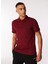 Bordo Erkek Relaxed Fit Polo T-Shirt D4SM-TST3248 3