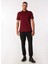 Bordo Erkek Relaxed Fit Polo T-Shirt D4SM-TST3248 2
