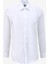 Slim Fit Klasik Yaka Beyaz Erkek Gömlek BBSS24MSH024 1