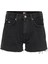 Normal Bel Normal Siyah Kadın Şort Hot Pant BH0082 2