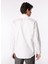 Slim Fit Klasik Yaka Beyaz Erkek Gömlek BBSS24MSH029 5