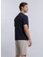 Bisiklet Yaka Düz Lacivert Erkek T-Shirt Beta Lıss/mırto 4