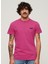 Bisiklet Yaka Düz Pembe Erkek T-Shirt M1011245AVKB_ESSENTIAL Logo Emb Tee 1