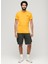 Bisiklet Yaka Düz Sarı Erkek T-Shirt M1011245ARUA_ESSENTIAL Logo Emb Tee 1