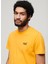 Bisiklet Yaka Düz Sarı Erkek T-Shirt M1011245ARUA_ESSENTIAL Logo Emb Tee 3