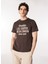 Yuvarlak Yaka Kahve Erkek T-Shirt 242 Lcm 242038 Rodrıgo Kahve 1