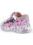 Pembe - Gümüş Kadın Sneaker BUCK4299 Chuck Hıgh 3
