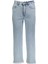 Ikoll 0029938 028 Mavi Kadın Crop Püsküllü Jean Pantolon 1
