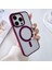 iPhone 11 Kılıf Sararmaz Renkli Magsafe Destekli Silikon Kapak Kılıf Bordo 1
