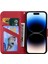 iPhone 14 Pro Max Cep Hayvan Desen Pu Deri Stand Telefon Kılıfı (Yurt Dışından) 3