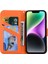 iPhone 14 Cep Desteği Stand Deri Telefon Kılıfı (Yurt Dışından) 3