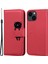 iPhone 14 Cep Desteği Stand Deri Telefon Kılıfı (Yurt Dışından) 1