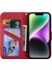 iPhone 14 Cep Desteği Stand Deri Telefon Kılıfı (Yurt Dışından) 3