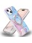 iPhone 15 Plus Manyetik Mermer Desen Pc+Tpu Cover Telefon Kılıfı (Yurt Dışından) 3