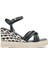 Kadın Deri Siyah Topuklu Sandalet 611 ES14306-1 Bn Sndlt Y24 Black 1