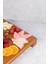 Justwood Tityos Küp Ayaklı 25X25 cm Ahşap Kare Pasta Sunum Servis Tabağı 3